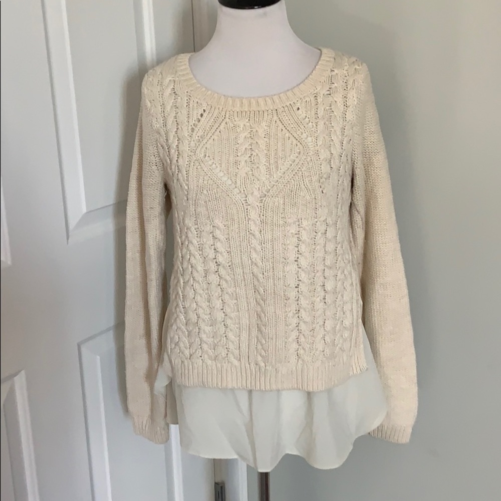 MOTH cream sweater - M - VGUC - Anthropologie